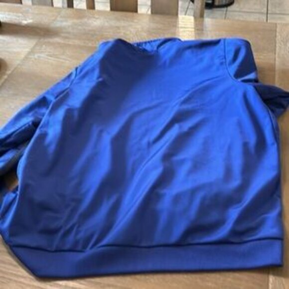 Adidas blue track jacket xl - Picture 3 of 5